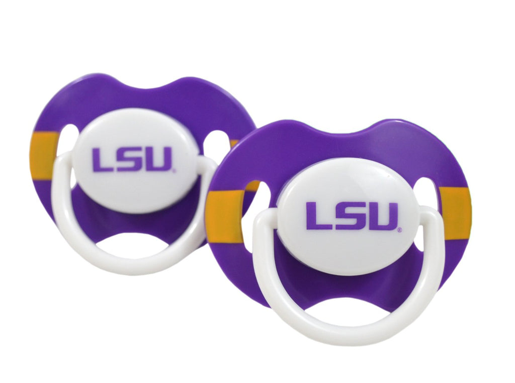 NCAA Official Fan Shop Authentic Baby Pacifier Bib Set. Start The Little Ones Out Early in Joining The Fan Club Show College Support
