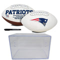 Jarden Sports Licensing/Pro-Mold Official National Football League Fan Shop Authentic NFL Signature Series Super Bowl Ball and Display Case. Great Collectible Bundle for the office or Man Cave