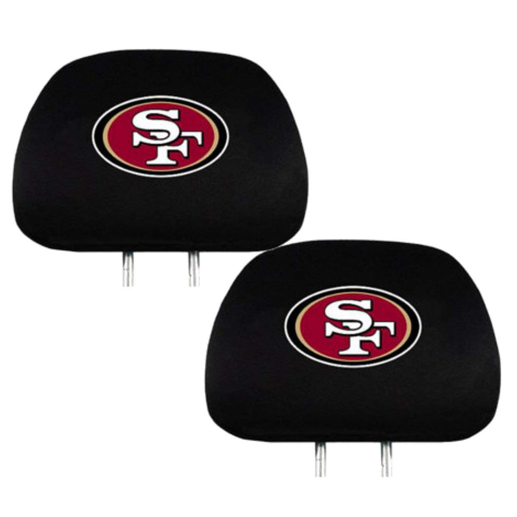 Official National Football League Fan Shop Authentic Headrest Cover (San Francisco 49ers)
