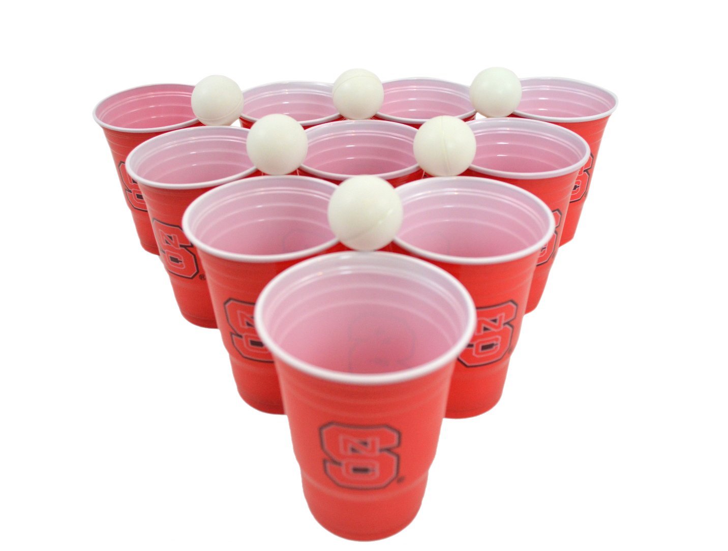 NCAA Fan Shop Beer Pong Set. Rep Your School, Alma Mater or Favorite Team with The Classic Game of College Beer Pong - Comes with 22 Cups and 6 Ping Pong Balls