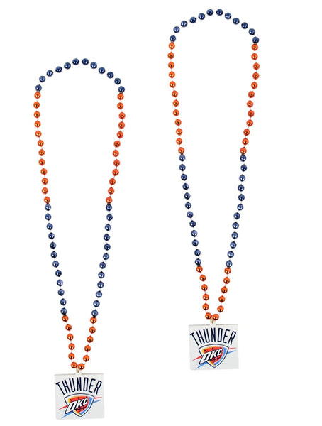 Official National Basketball Association Fan Shop Authentic NBA 2-pack Mardi-Gras Sport Party Beads (Oklahoma City Thunder)