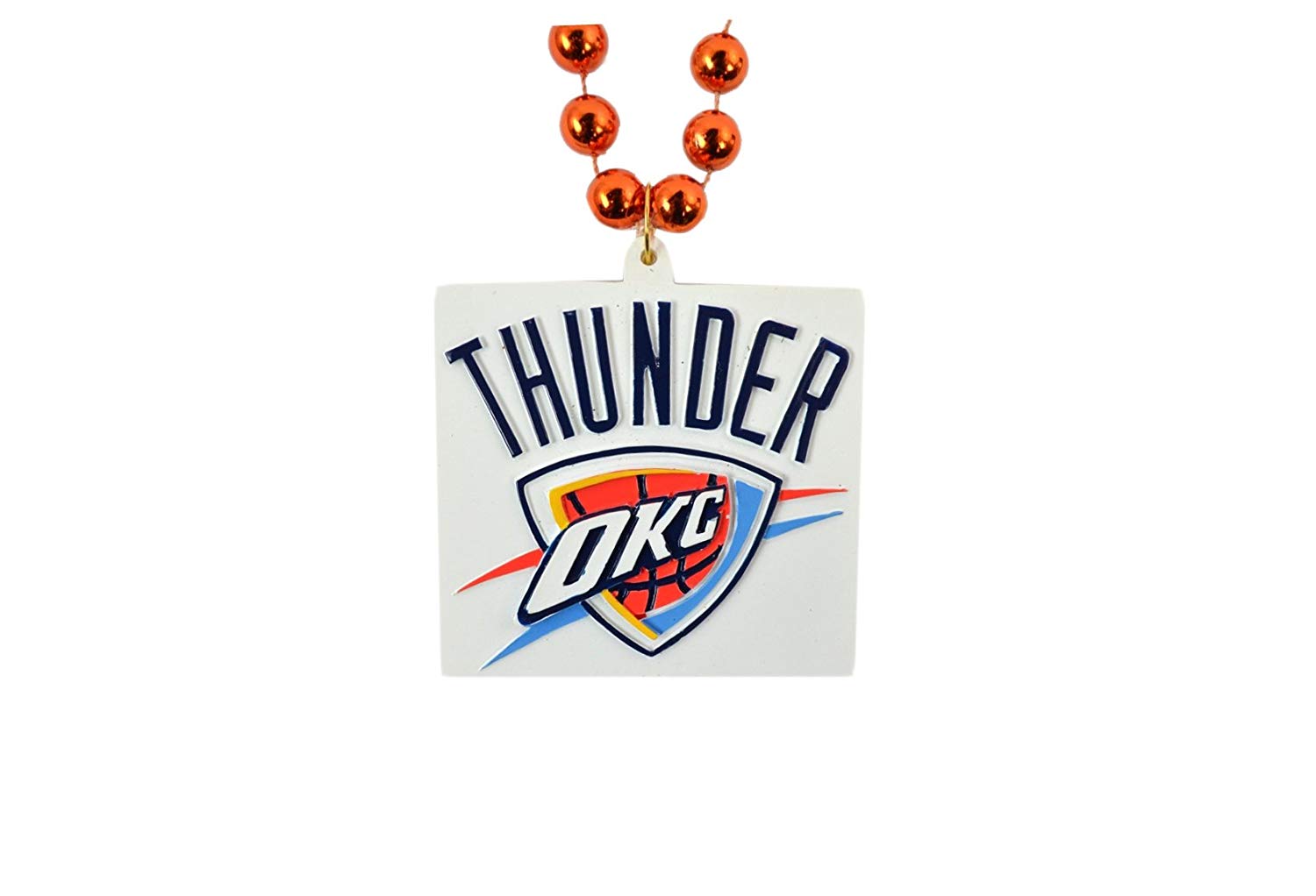 Official National Basketball Association Fan Shop Authentic NBA 2-pack Mardi-Gras Sport Party Beads (Oklahoma City Thunder)