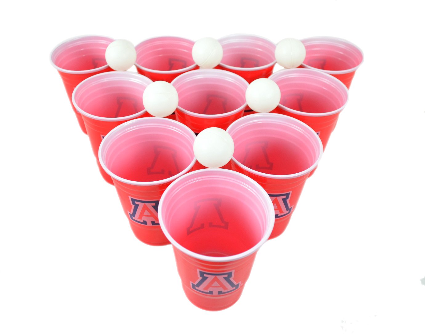 NCAA Fan Shop Beer Pong Set. Rep Your School, Alma Mater or Favorite Team with The Classic Game of College Beer Pong - Comes with 22 Cups and 6 Ping Pong Balls