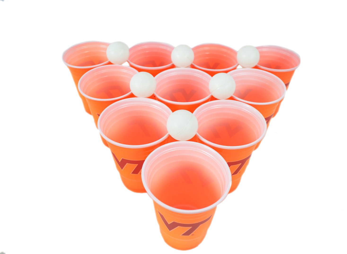 NCAA Fan Shop Beer Pong Set. Rep Your School, Alma Mater or Favorite Team with The Classic Game of College Beer Pong - Comes with 22 Cups and 6 Ping Pong Balls