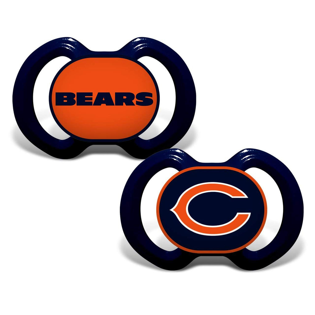 Official NFL Fan Shop Authentic Baby Pacifier and Bib Bundle Set. Start Out Early in Joining The Fan Club and Show Support for Your Favorite Football Team