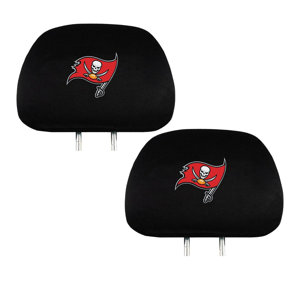 Official National Football League Fan Shop Authentic Headrest Cover (Tampa Bay Buccaneers)
