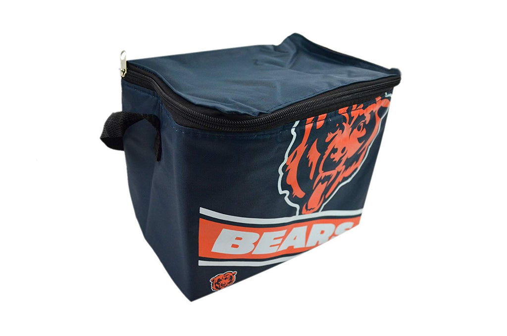 NFL Shop Collapsible Insulated Lunch Bag with Re-freezable Ice Packs Bundle