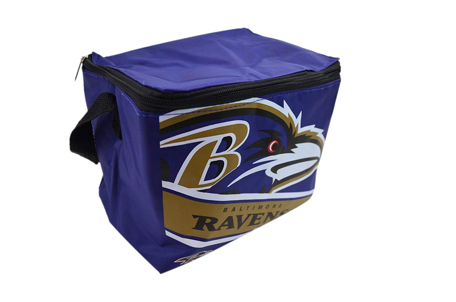 NFL Shop Collapsible Insulated Lunch Bag with Re-freezable Ice Packs Bundle