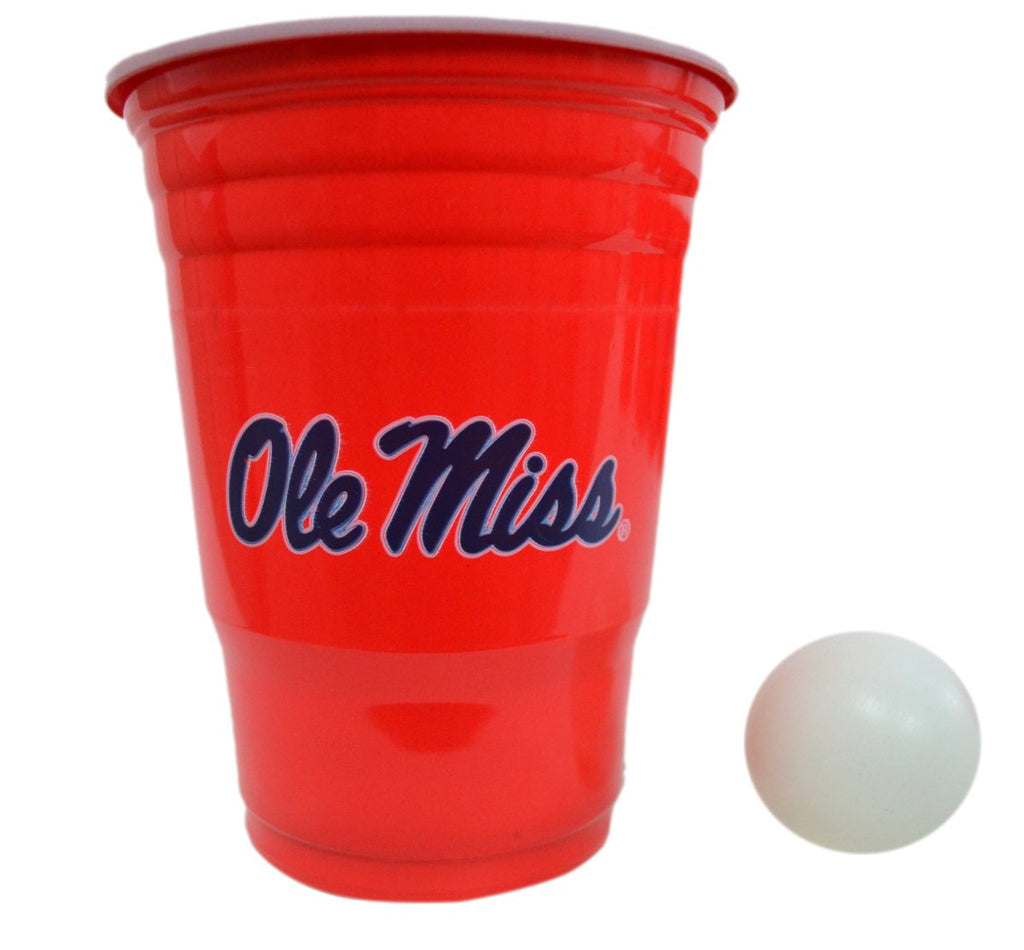 NCAA Fan Shop Beer Pong Set. Rep Your School, Alma Mater or Favorite Team with The Classic Game of College Beer Pong - Comes with 22 Cups and 6 Ping Pong Balls