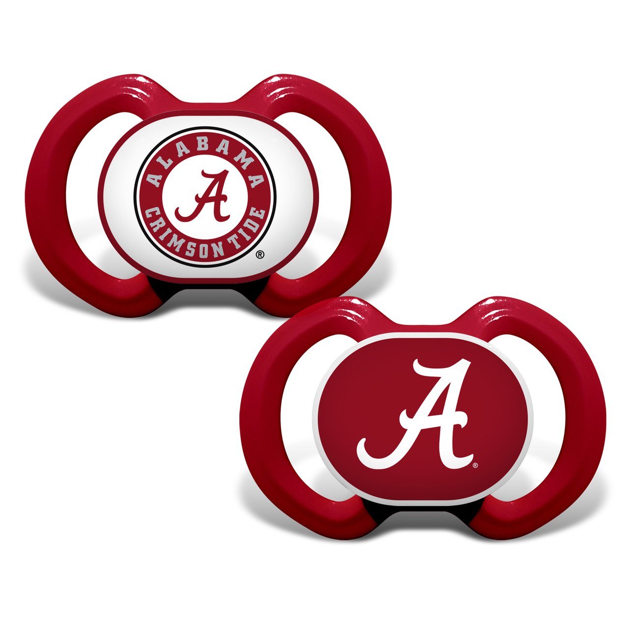 NCAA Official Fan Shop Authentic Baby Pacifier Bib Set. Start The Little Ones Out Early in Joining The Fan Club Show College Support