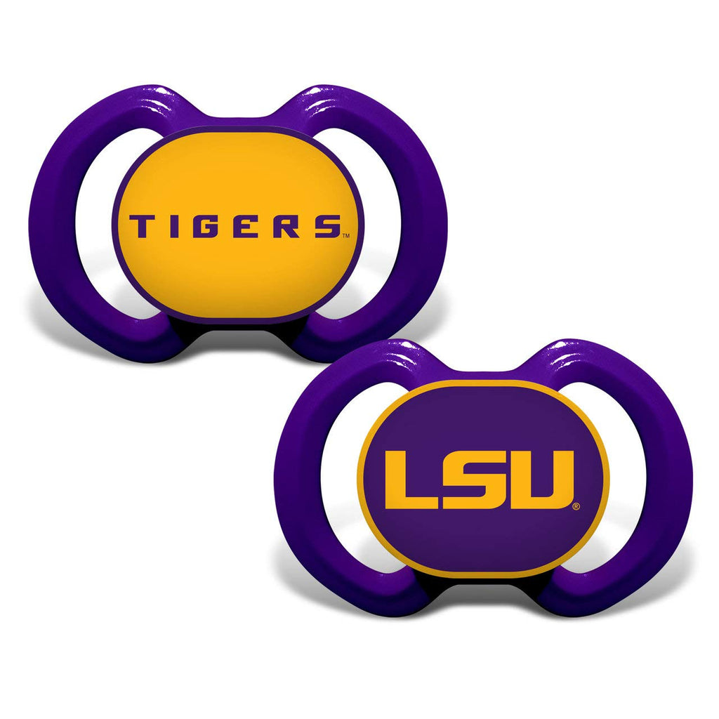 NCAA Official Fan Shop Authentic Baby Pacifier Bib Set. Start The Little Ones Out Early in Joining The Fan Club Show College Support