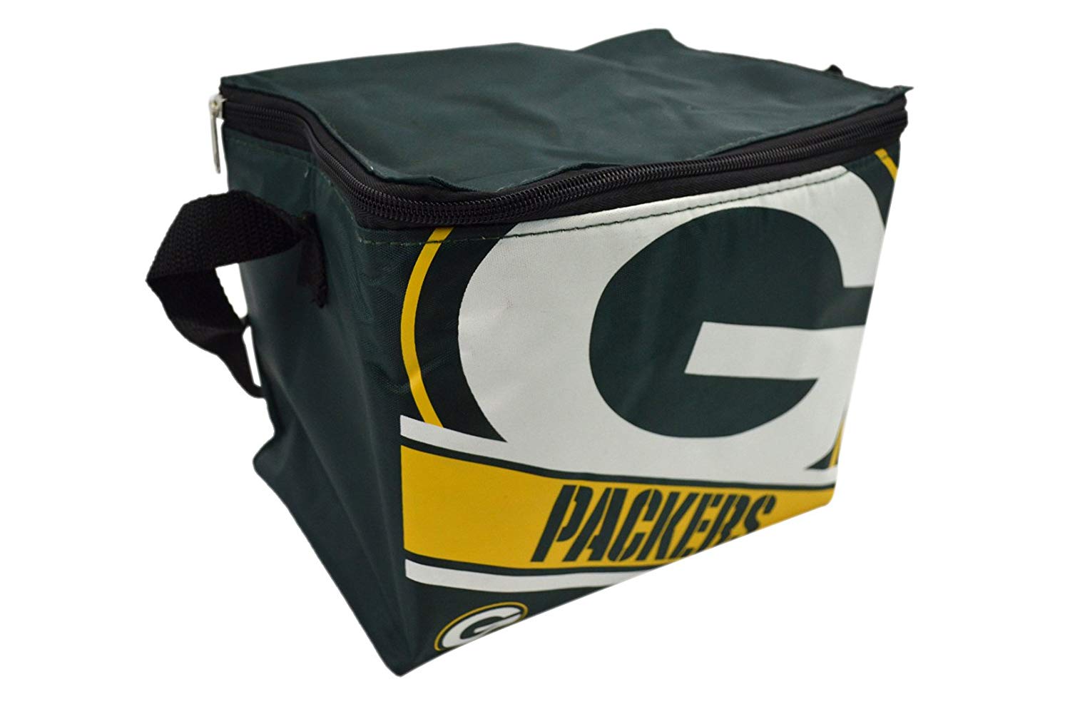 NFL Shop Collapsible Insulated Lunch Bag with Re-freezable Ice Packs Bundle