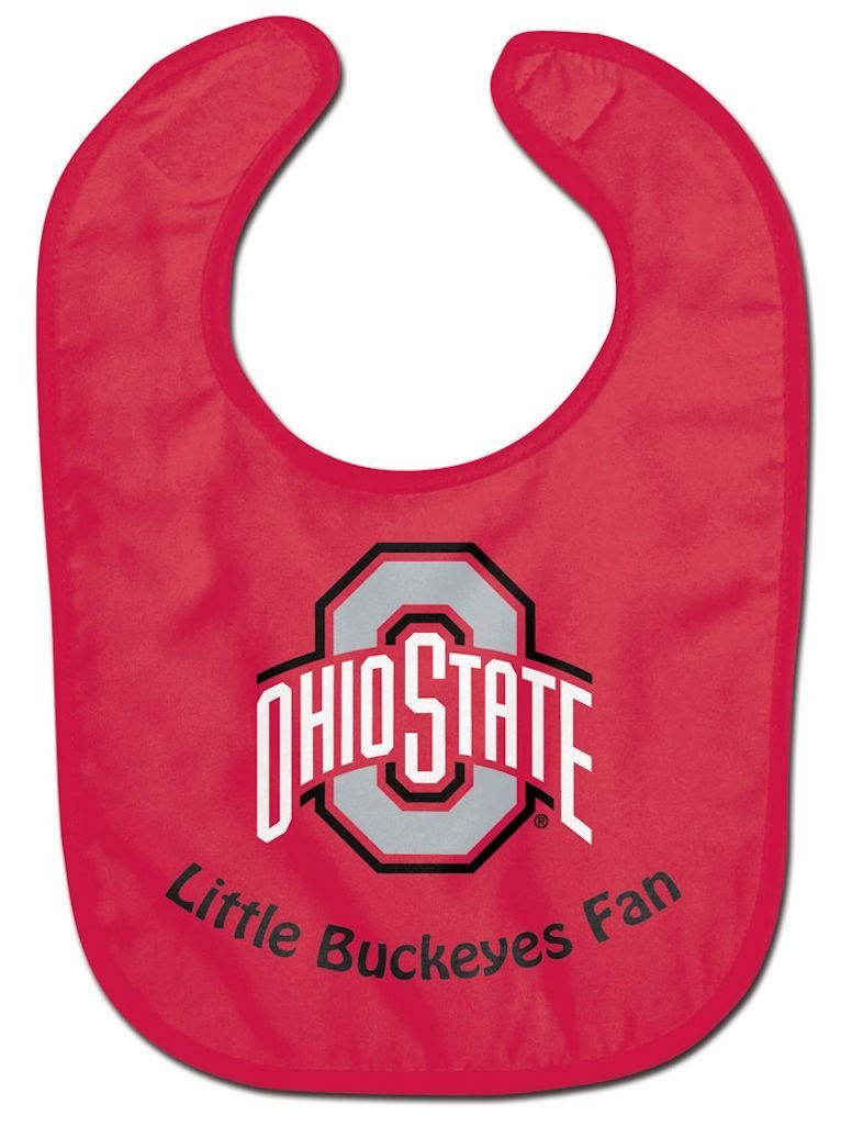 NCAA Official Fan Shop Authentic Baby Pacifier Bib Set. Start The Little Ones Out Early in Joining The Fan Club Show College Support