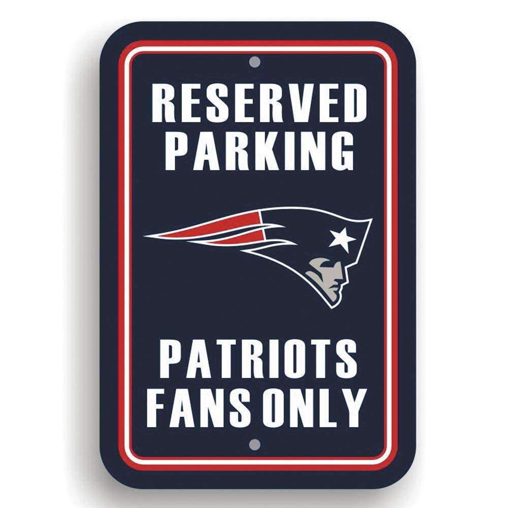 NFL New England Patriots Plastic Parking Sign