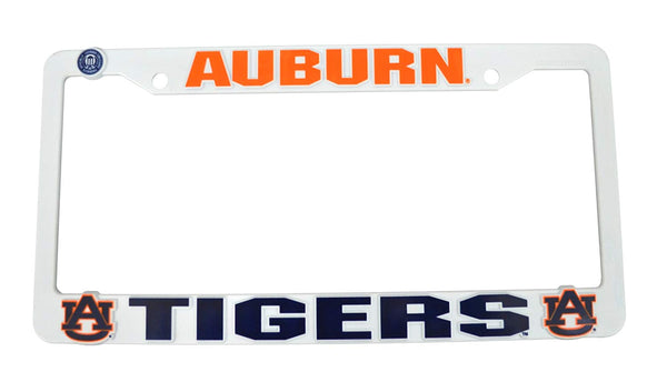 Rico Industries Inc Official NCAA Fan Shop Authentic Plastic License Plate Frame. Show School Pride on campus, at home or at the visitor's stadium