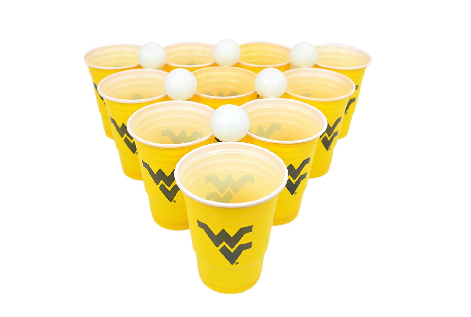 NCAA Fan Shop Beer Pong Set. Rep Your School, Alma Mater or Favorite Team with The Classic Game of College Beer Pong - Comes with 22 Cups and 6 Ping Pong Balls