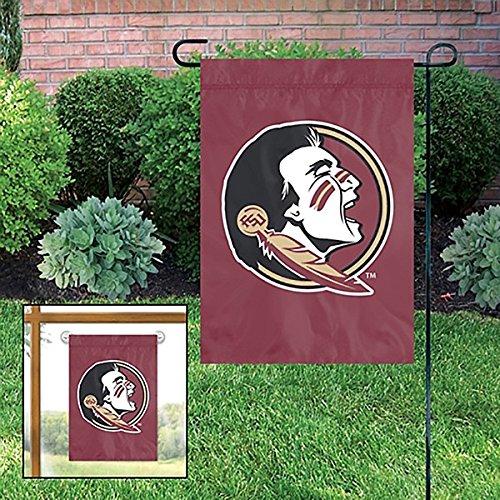 Party Animal Official National Collegiate Athletic Association Fan Shop Authentic NCAA 2-Pack Mini Embroidery Garden/Window Flag. Measures 15" x 10.5" with Window Hanger