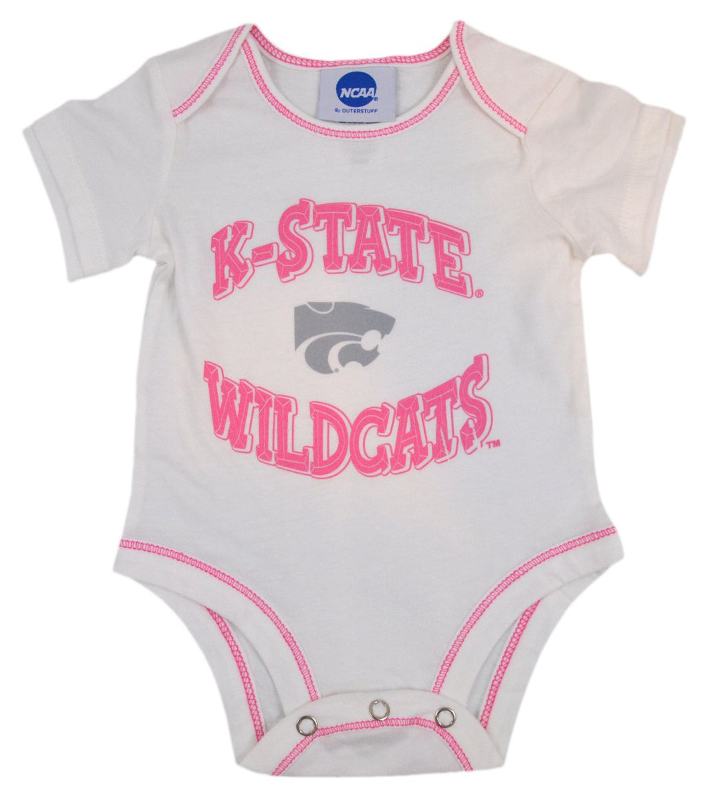 Official National Collegiate Athletic Association Fan Shop Authentic NCAA Baby Pink 2-pack Body Suit Onesies. Get the Little Ones Started Early Representing their Future College and Show School Pride