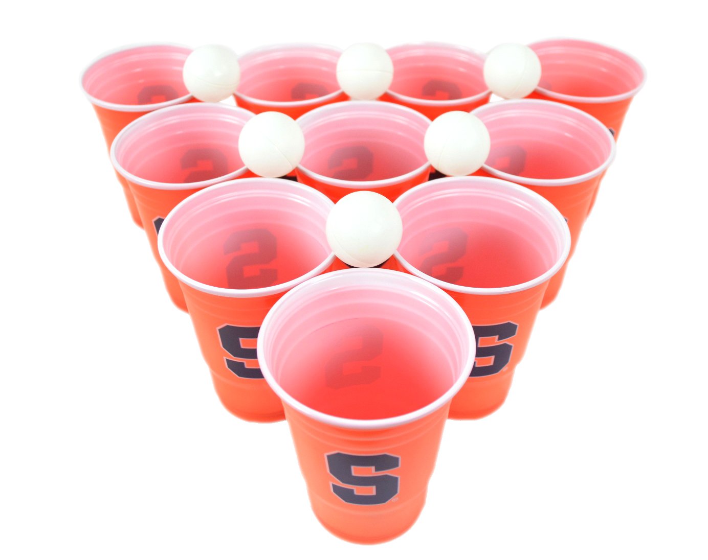 NCAA Fan Shop Beer Pong Set. Rep Your School, Alma Mater or Favorite Team with The Classic Game of College Beer Pong - Comes with 22 Cups and 6 Ping Pong Balls