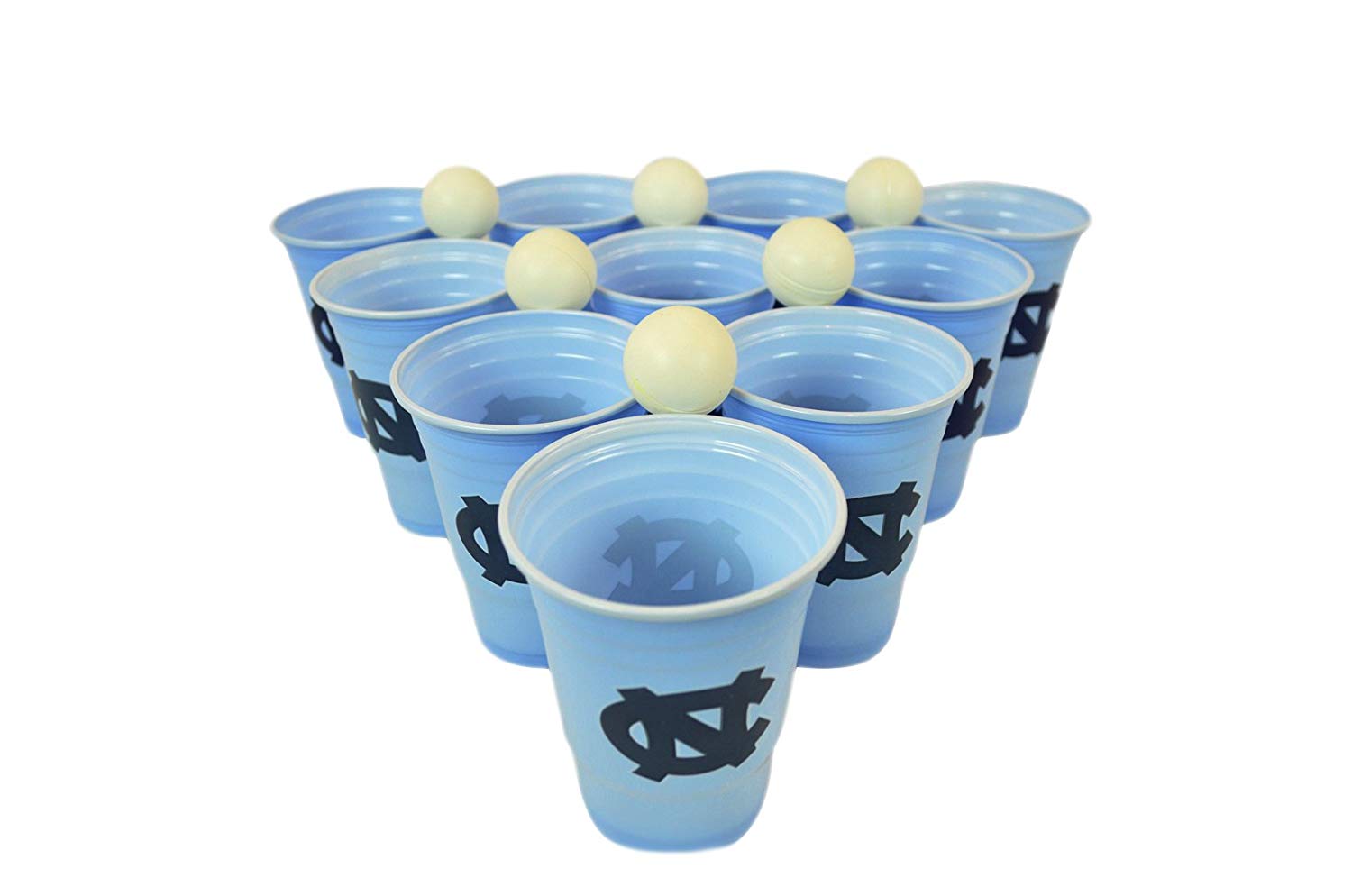 NCAA Fan Shop Beer Pong Set. Rep Your School, Alma Mater or Favorite Team with The Classic Game of College Beer Pong - Comes with 22 Cups and 6 Ping Pong Balls