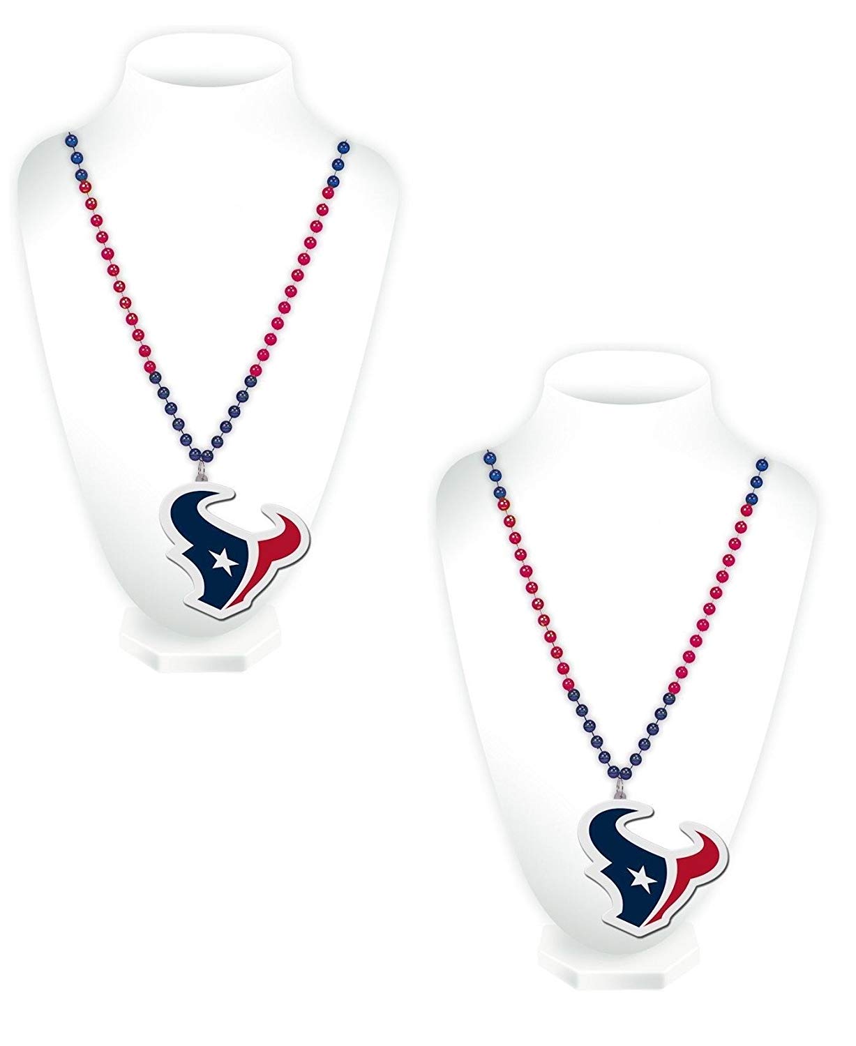 ETON Sporting GoodsInc Official National Football League Fan Shop Authentic NFL Team Party Mardi Gras Custom Tailgate Beads 2-Pack