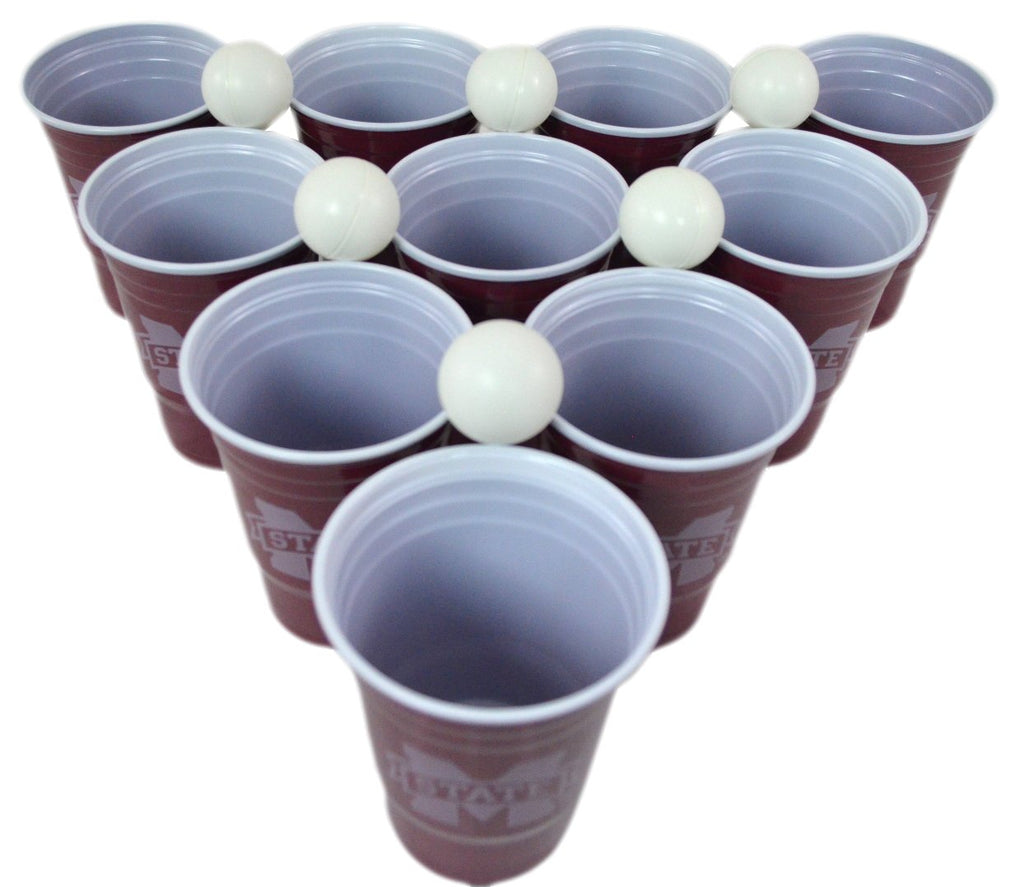 NCAA Fan Shop Beer Pong Set. Rep Your School, Alma Mater or Favorite Team with The Classic Game of College Beer Pong - Comes with 22 Cups and 6 Ping Pong Balls