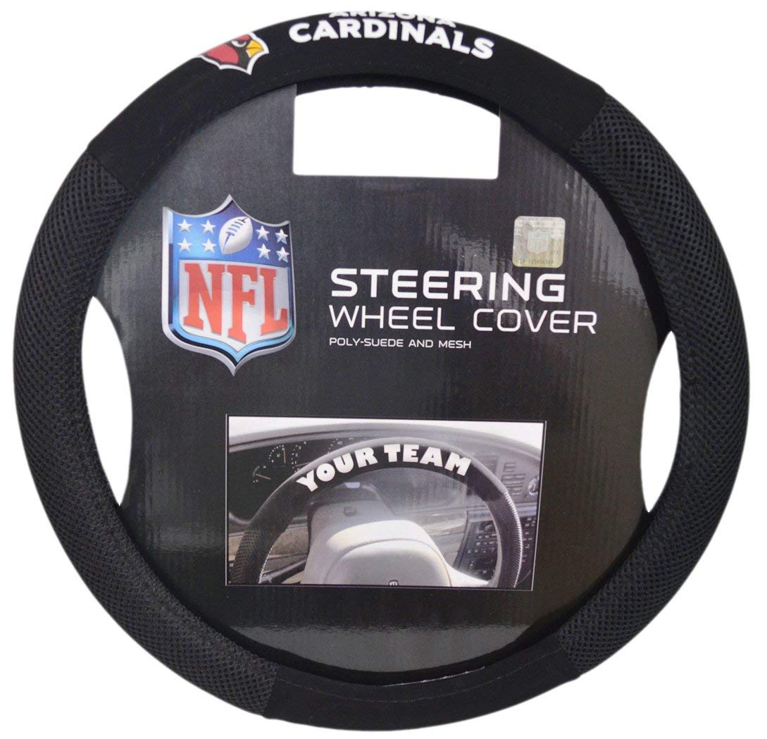 Fremont Die/TeamProMark Official National Football League Fan Shop Authentic NFL Auto Accessories Bundle - Team Steering Wheel Cover, Air Fresheners and Seat Belt Cover