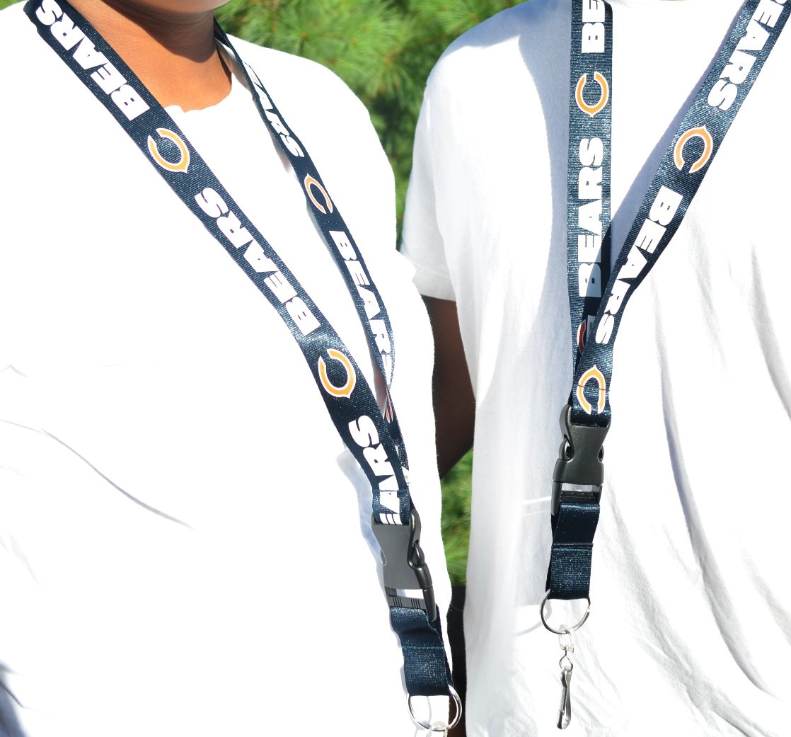 Official National Football League Fan Shop Authentic 2-pack NFL Lanyard/keychain Office Badge Holder