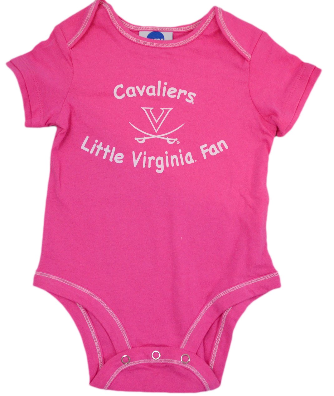 Official National Collegiate Athletic Association Fan Shop Authentic NCAA Baby Pink 2-pack Body Suit Onesies. Get the Little Ones Started Early Representing their Future College and Show School Pride