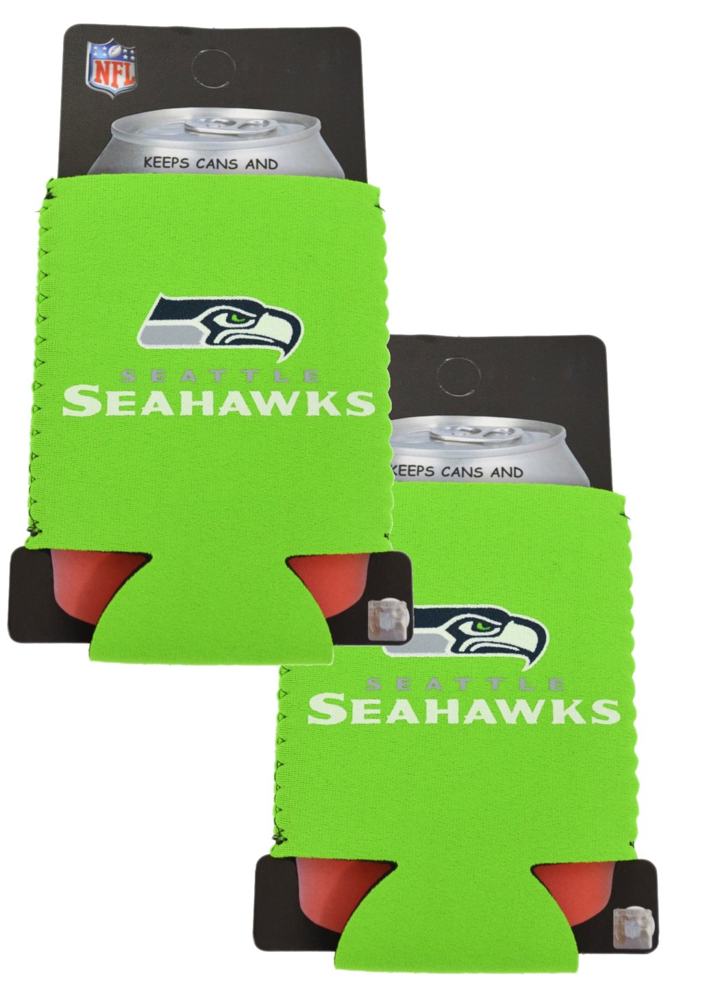 Official National Football League Fan Shop Authentic 2-Pack NFL Insulated 12 oz Can Cooler