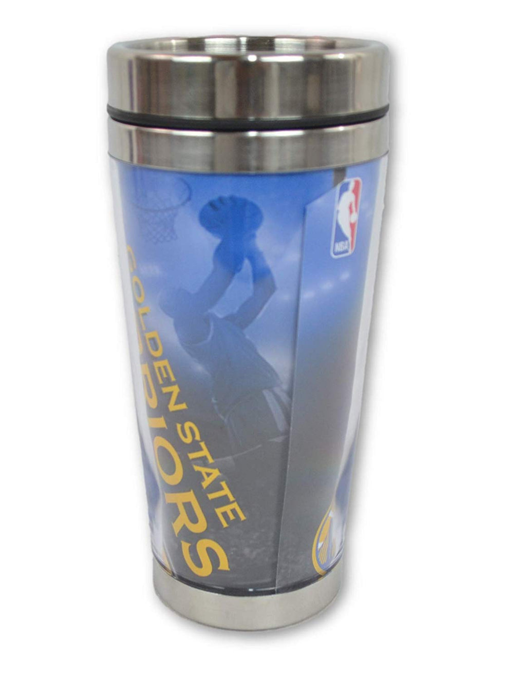 The Northwest Company NBA Fan Shop Authentic 50" x60" NBA Fleece Throw Blanket 15 oz Stainless Steel Travel Mug Bundle. Show Support You Favorite Team While Relaxing Staying Warm