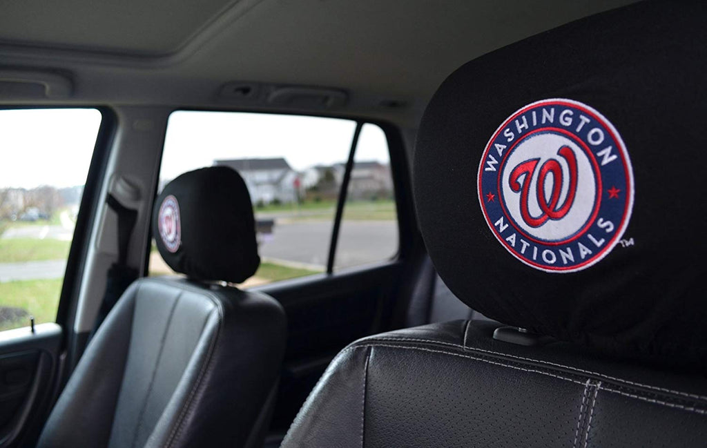Team ProMark Official Major League Baseball Fan Shop Authentic Car Truck Auto MLB Headrest Cover (Washington Nationals)
