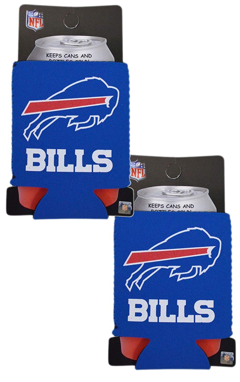 Official National Football League Fan Shop Authentic 2-Pack NFL Insulated 12 oz Can Cooler