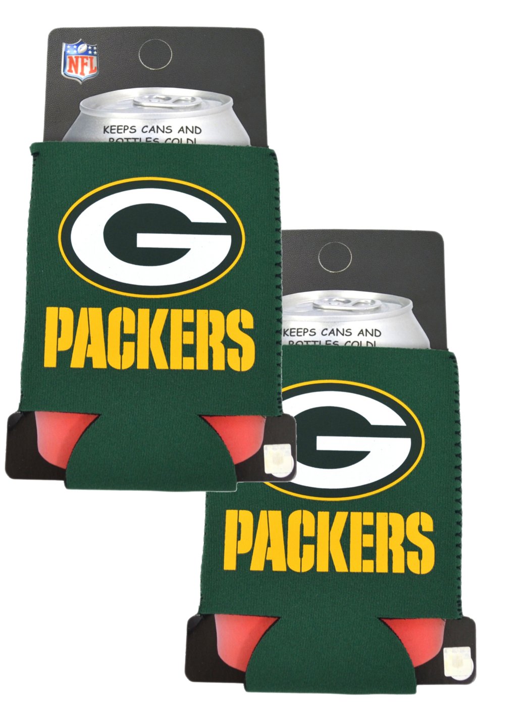 Official National Football League Fan Shop Authentic 2-Pack NFL Insulated 12 oz Can Cooler