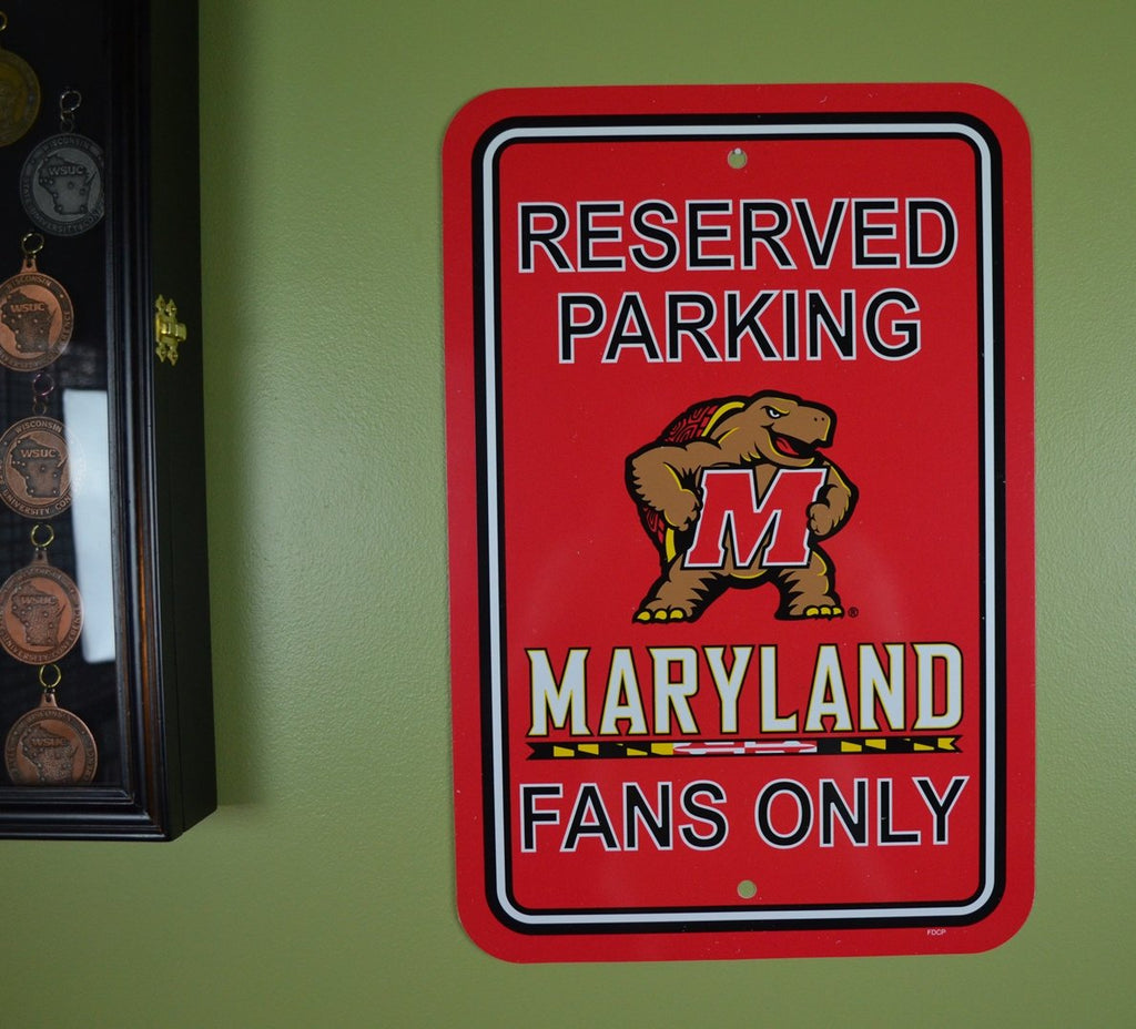 NCAA Official National Collegiate Athletic Association Fan Shop Authentic Parking Sign. Stake Your Territory with This Sign. Great for The Office or Man Cave.