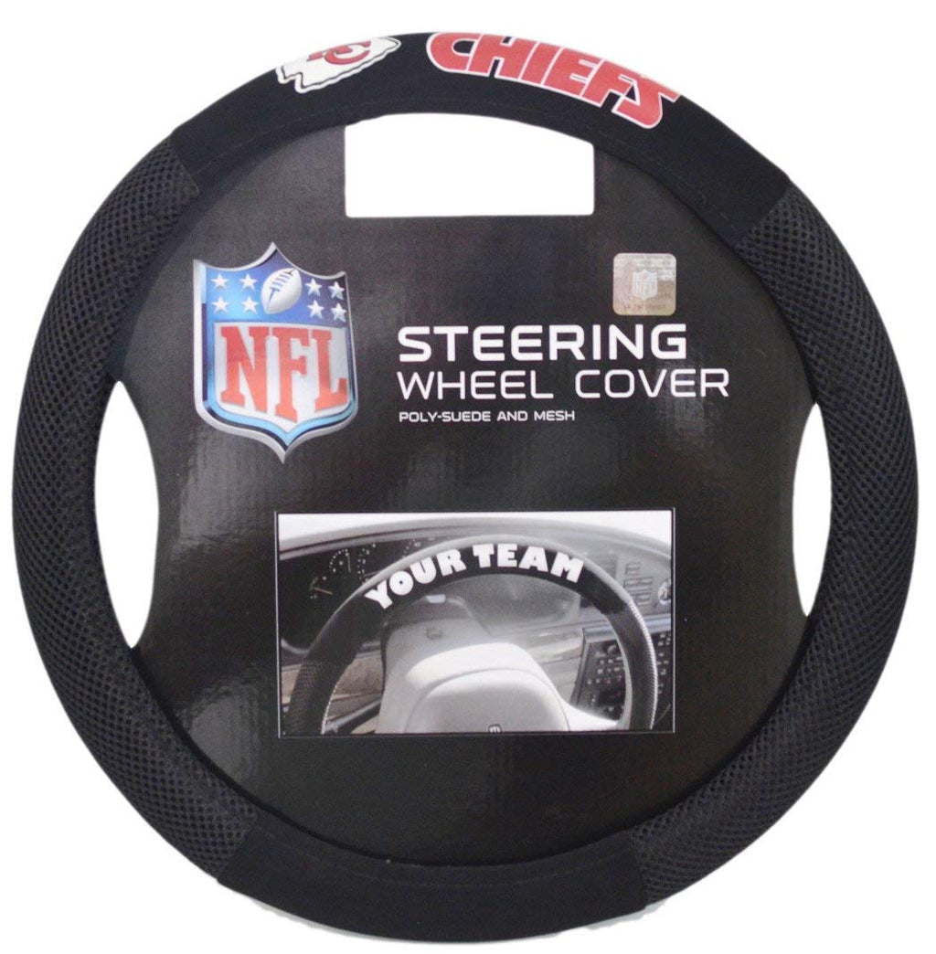 Fremont Die/TeamProMark Official National Football League Fan Shop Authentic NFL Auto Accessories Bundle - Team Steering Wheel Cover, Air Fresheners and Seat Belt Cover