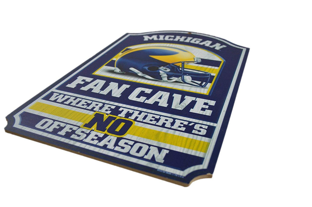 WinCraft Collegiate Fan Shop Authentic NCAA Fan Cave Wooden Sign. Stake Your Territory with This Sign. For the Office or Man Cave. This 11"X17" Sign Let's Everyone Know Your Team