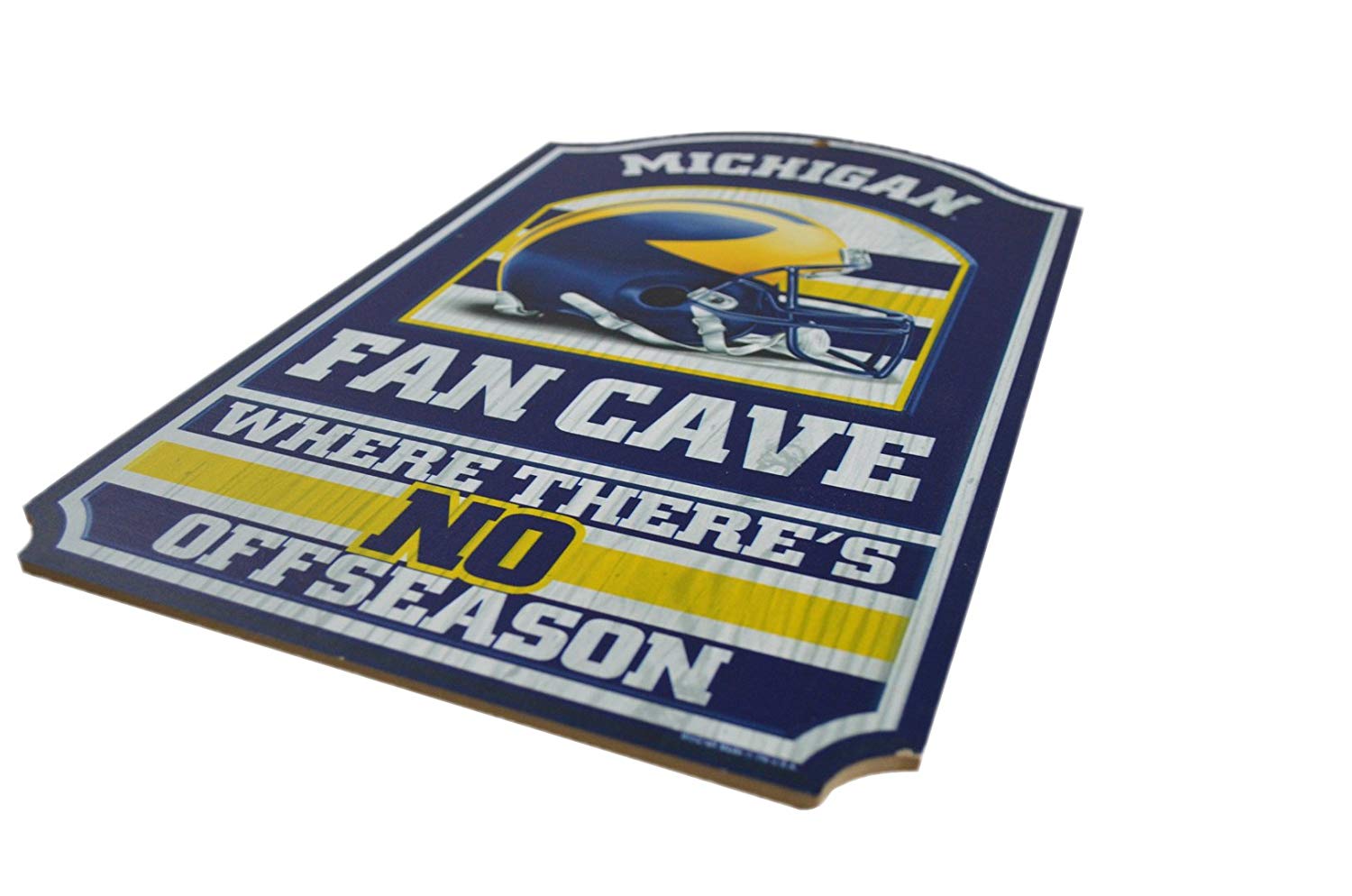 WinCraft Collegiate Fan Shop Authentic NCAA Fan Cave Wooden Sign. Stake Your Territory with This Sign. For the Office or Man Cave. This 11"X17" Sign Let's Everyone Know Your Team