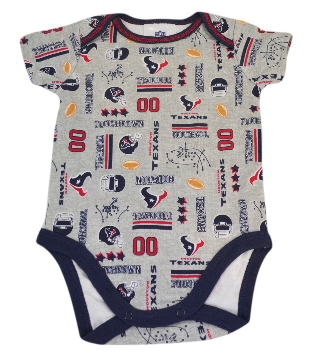  Official National Football League Fan Shop Authentic NFL Baby 3-pc Body Suit Onesie, Cap and Bib Bundled Set