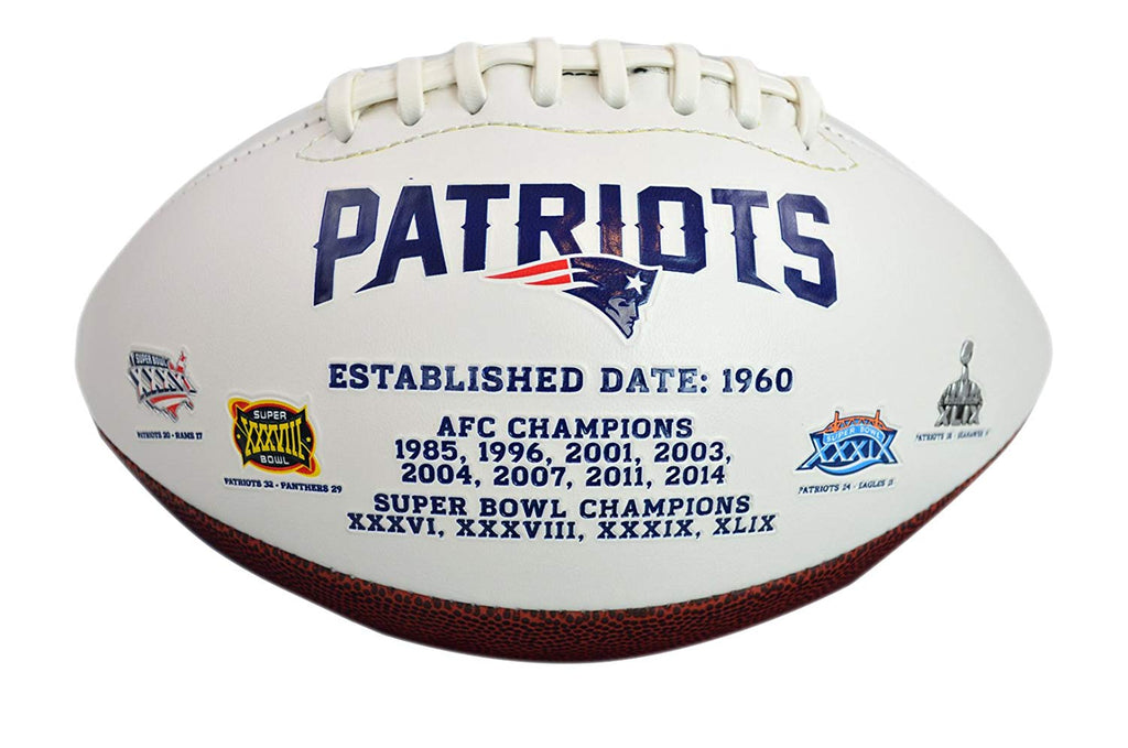 Jarden Sports Licensing/Pro-Mold Official National Football League Fan Shop Authentic NFL Signature Series Super Bowl Ball and Display Case. Great Collectible Bundle for the office or Man Cave