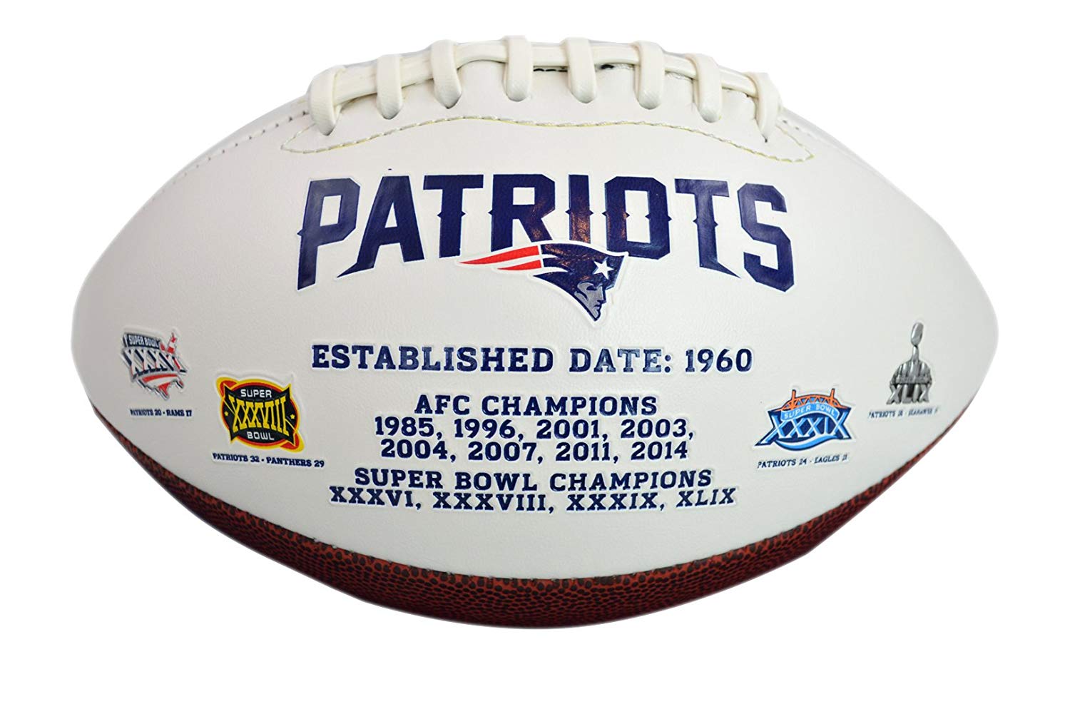 Jarden Sports Licensing/Pro-Mold Official National Football League Fan Shop Authentic NFL Signature Series Super Bowl Ball and Display Case. Great Collectible Bundle for the office or Man Cave