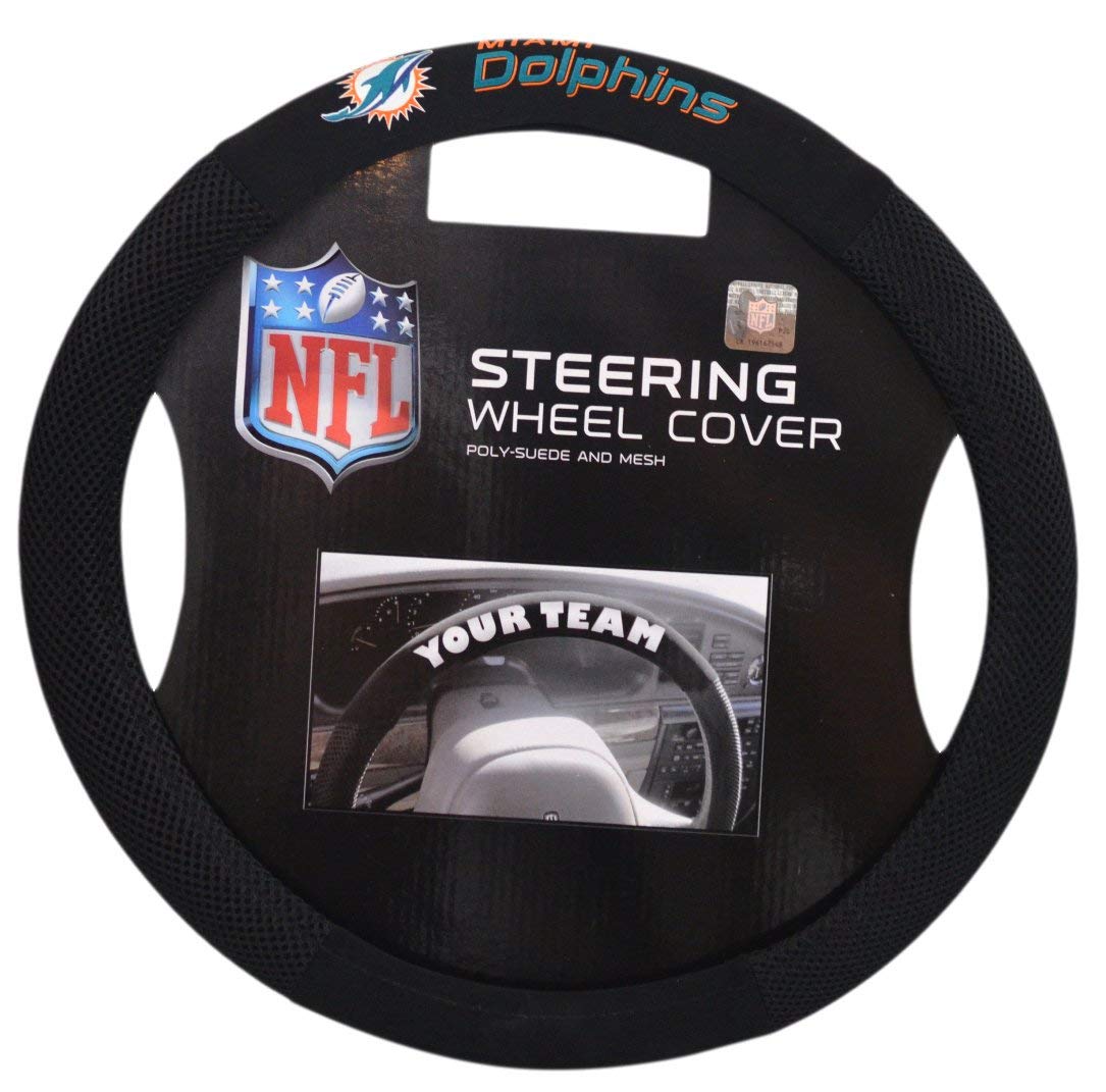 Fremont Die/TeamProMark Official National Football League Fan Shop Authentic NFL Auto Accessories Bundle - Team Steering Wheel Cover, Air Fresheners and Seat Belt Cover