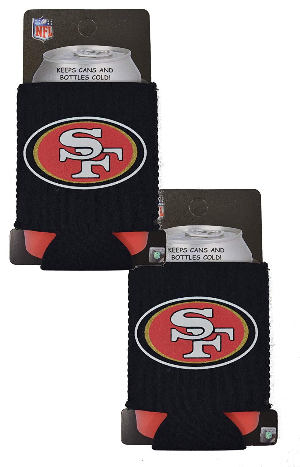 Official National Football League Fan Shop Authentic 2-Pack NFL Insulated 12 oz Can Cooler