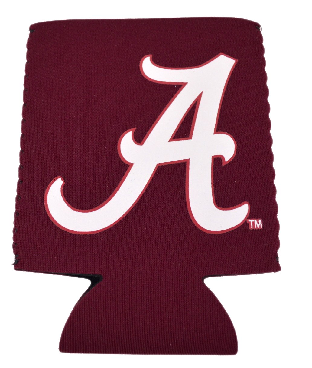 NCAA Fan Shop Authentic 2-Pack Insulated 12 Oz Can Cooler. Show School Pride At Home, Tailgating or At a Game. Great for Students, Alumni or Fans. (Alabama Crimson Tide)