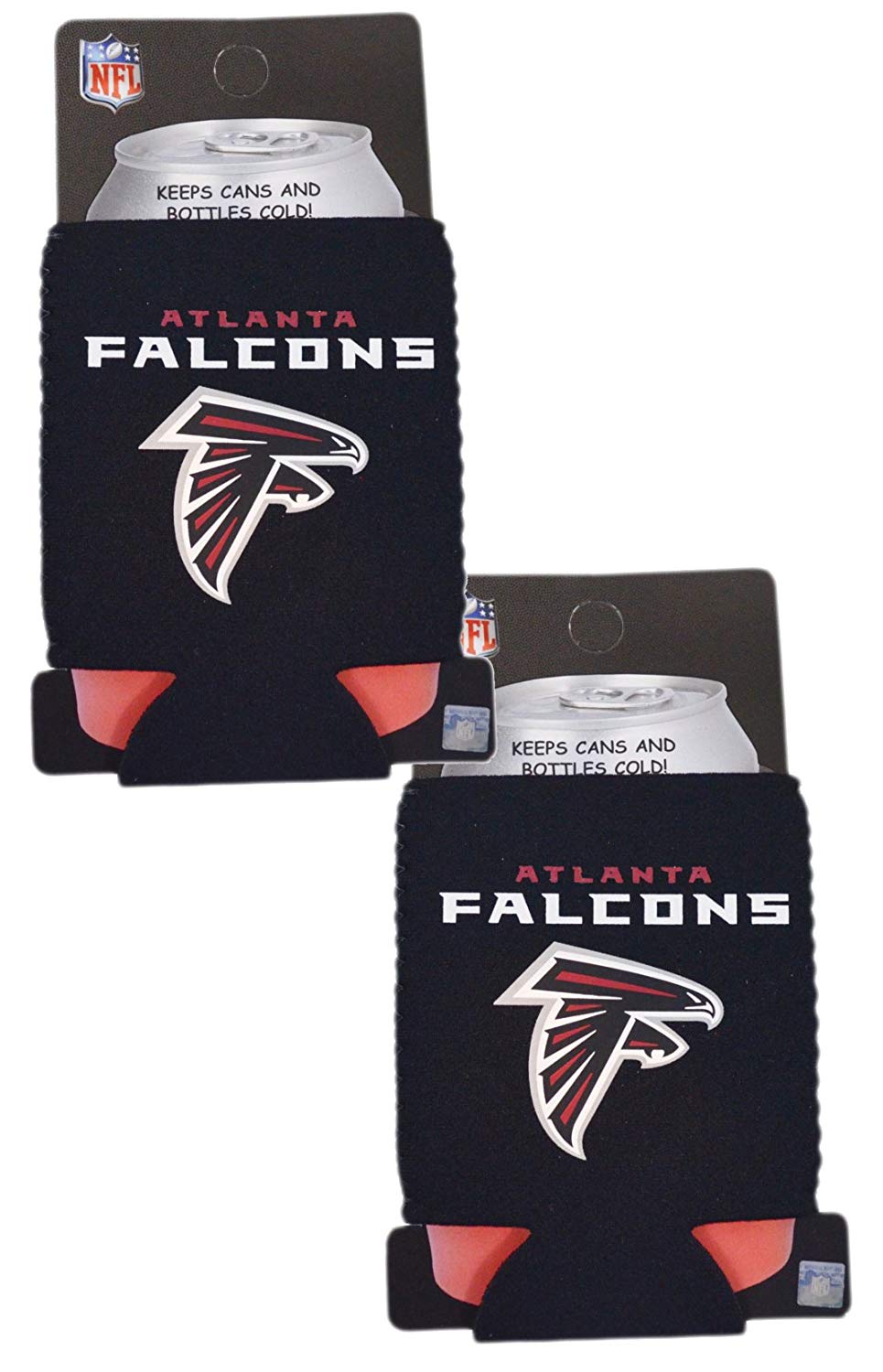 Official National Football League Fan Shop Authentic 2-Pack NFL Insulated 12 oz Can Cooler