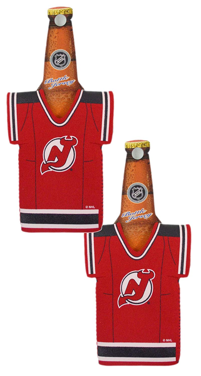 Official National Hockey League Fan Shop Authentic NHL 2-Pack Insulated Bottle Team Jersey Cooler. Show Team Pride at Home or at The Game - Keep It Cold