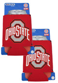 Official National Collegiate Athletic Association Fan Shop NCAA Authentic 12oz Can Insulated 2-Pack (Ohio State Buckeyes)