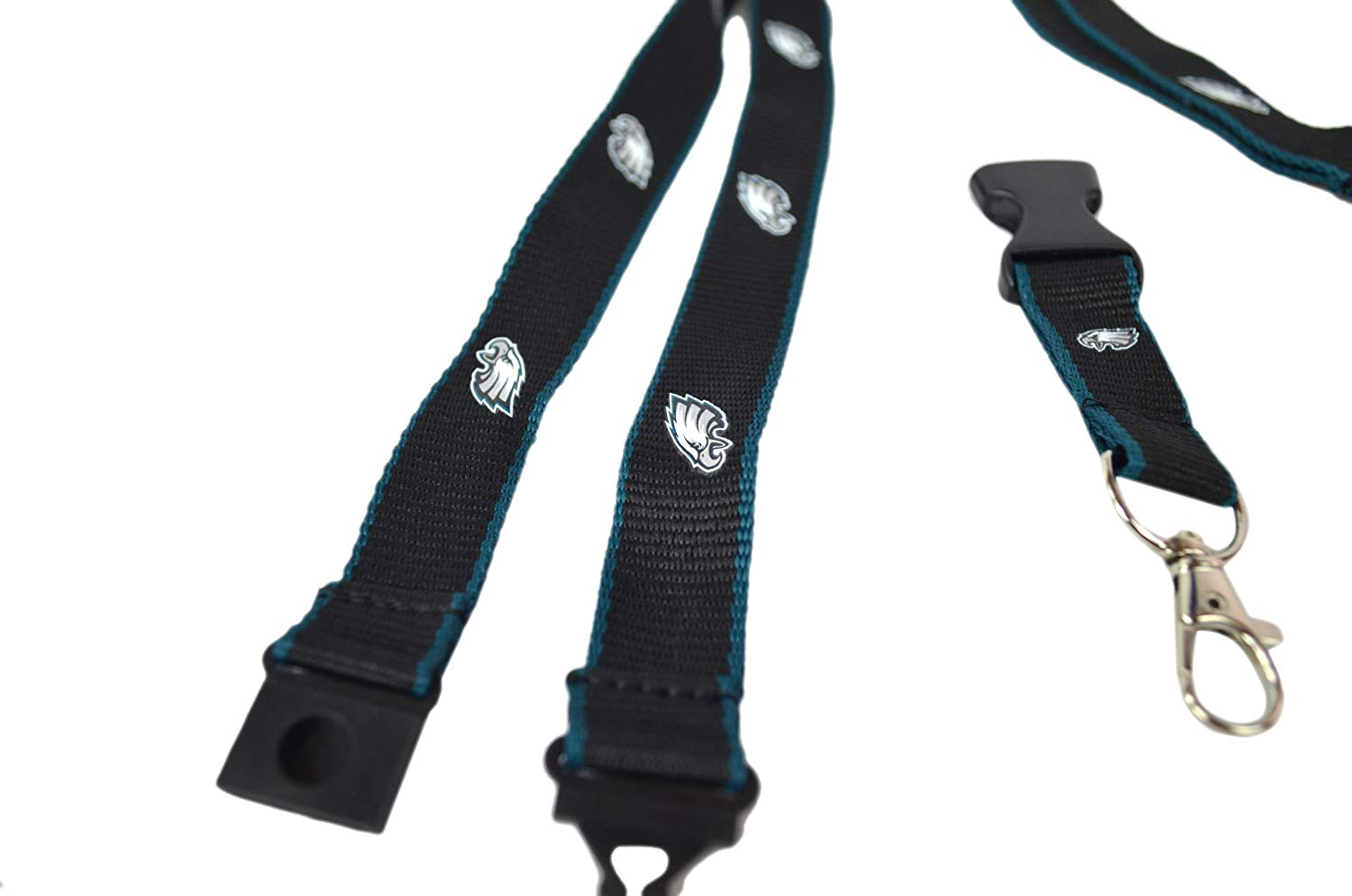 Official National Football League Fan Shop Authentic 2-pack NFL Lanyard/keychain Office Badge Holder