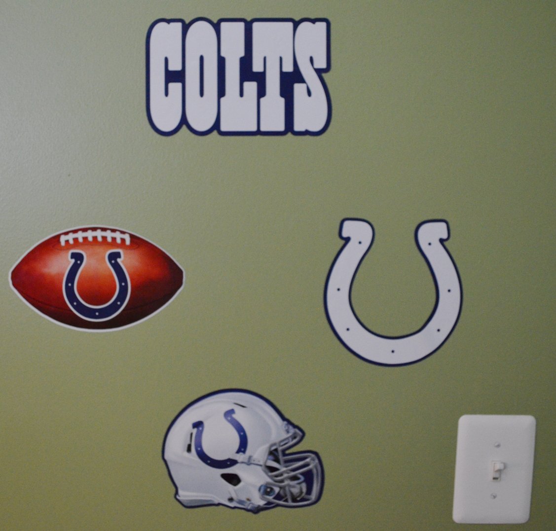 WinCraft Official National Football League Fan Shop Licensed NFL Shop Multi-use Decals (Indianapolis Colts)