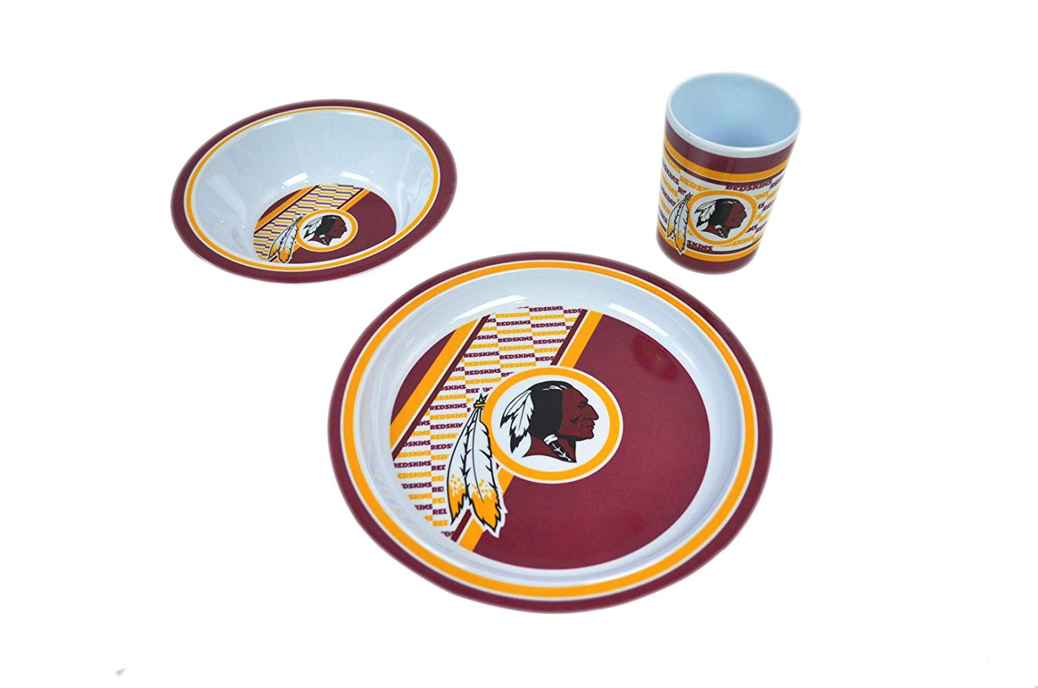 Northwest/Duck House Sports Official National Football League and Disney Fan Shop Authentic NFL Mickey Mouse Hugger Stuff Toy, Blanket and 3-Piece Dinner or Lunch Set Bundle